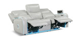 Jewels Power Reclining Sofa - Ice thumbnail 6