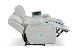 Jewels Power Reclining Sofa - Ice thumbnail 5