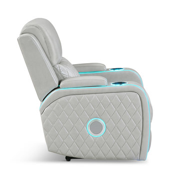 Jewels Power Recliner - Ice
