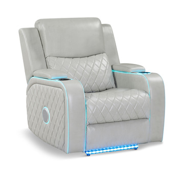 Jewels Power Recliner - Ice