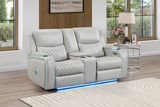 Jewels Power Reclining Loveseat With Console thumbnail 9