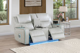 Jewels Power Reclining Loveseat With Console thumbnail 10