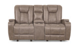 Harmony Reclining Loveseat With Console - Sand thumbnail 1