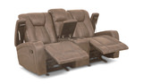 Harmony Reclining Loveseat With Console - Sand thumbnail 5