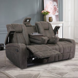 Harmony Reclining Sofa - Charcoal thumbnail 7
