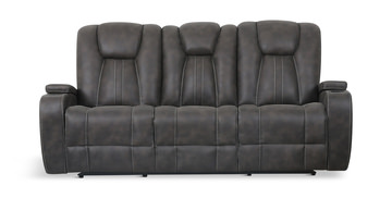 Harmony Reclining Sofa - Charcoal