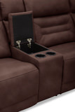 Rhonda 6 Piece Leather Power Reclining Sectional thumbnail 7