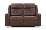 Rhonda Leather Power Reclining Loveseat thumbnail 1