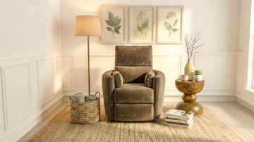 Alpine Power Rocker Recliner - Mink