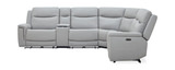 Penny 6 Piece Leather Power Reclining Sectional thumbnail 5