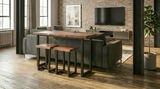 Stokes Console Table With 2 Stools thumbnail 3