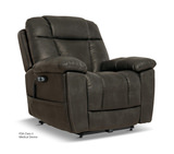 Eddie Leather Immersive Sound Power Lift Chair  - Smoke thumbnail 1