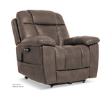 Eddie Leather Immersive Sound Power Lift Chair  - Cappuccino  thumbnail 1