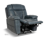 Eddie Leather Immersive Sound Power Lift Chair - Slate thumbnail 3
