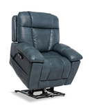 Eddie Leather Immersive Sound Power Lift Chair - Slate thumbnail 2