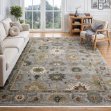 Eliana Mahal Baltic w/Green Area Rug - 5′3″ x 7′6″ thumbnail 3