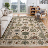 Eliana Mahal Ivory Area Rug - 3′3″ X 5′0″ thumbnail 3