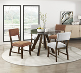 Marilyn Dining Table With 2 Grey Chairs And 2 Rust Chairs thumbnail 2