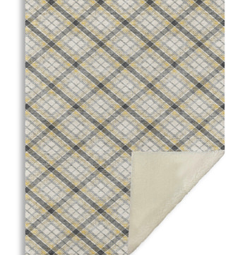 Se3 Plaid Washable Blanket - Granite