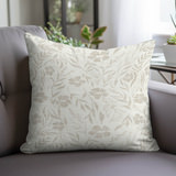 Se4 Flora Washable 18″ Pillow - Linen thumbnail 2