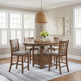 Charles Counter Table With 4 Counter Stools thumbnail 3