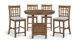 Charles Counter Table With 4 Counter Stools thumbnail 2