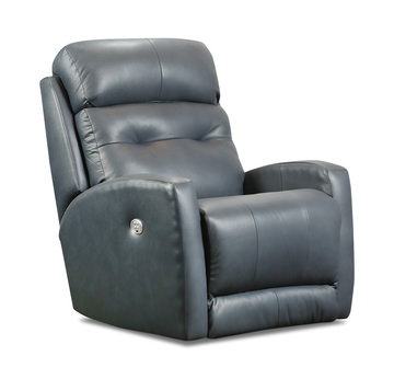 Bank Shot Leather Power Recliner