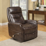 Gemini Swivel Glider Recliner - Truffle  thumbnail 3