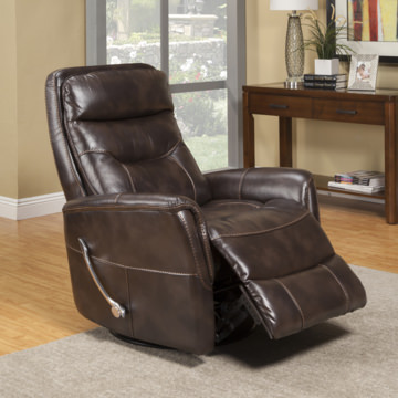 Gemini Swivel Glider Recliner - Truffle 