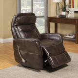 Gemini Swivel Glider Recliner - Truffle  thumbnail 6