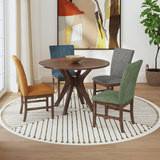 Gilda Round Dining Table With Multiple Color Chairs  thumbnail 2
