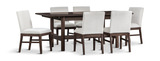 Silas Trestle Extension Table With 4 Parsons Chairs thumbnail 3