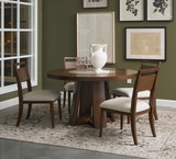 Amelia Round Dining Table And 4 Side Chairs thumbnail 2