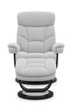 Harvey Recliner And Ottoman - Fog thumbnail 2