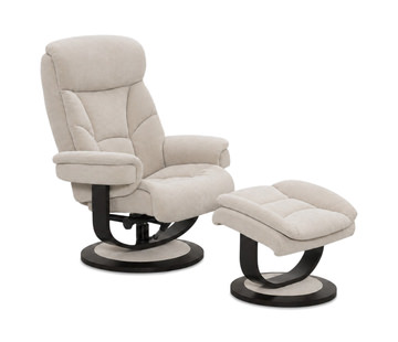 Harvey Recliner And Ottoman - Sand