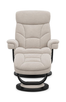 Harvey Recliner And Ottoman - Sand