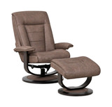 Salem Recliner And Ottoman - Mocha thumbnail 1