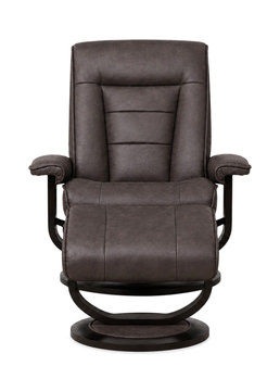 Salem Recliner And Ottoman - Grey