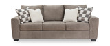 Lorna Queen Sleeper Sofa - Truffle thumbnail 1