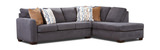 Francis Sectional - Charcoal thumbnail 1