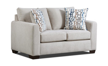 Francis Loveseat - Parchment