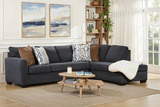 Francis Sectional - Charcoal thumbnail 2
