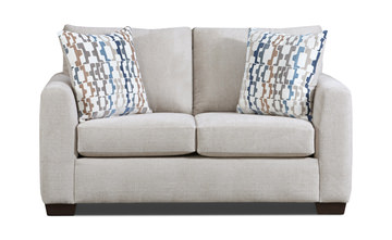 Francis Loveseat - Parchment