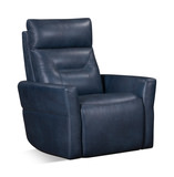 Remmington Leather Power Swivel Glider Recliner - Vintage Navy thumbnail 1