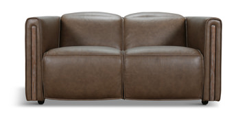 Banks Leather Power Reclining Loveseat