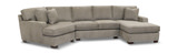 Thor 3 Piece Sectional With Right Arm Chaise  thumbnail 2