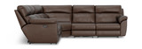 Armored 5 Piece Modular Sectional With 3 Power Recliners thumbnail 4