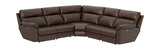 Armored 5 Piece Modular Sectional With 3 Power Recliners thumbnail 1