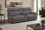 Gauge 3 Piece Power Recline Sofa With Console Fridge thumbnail 9