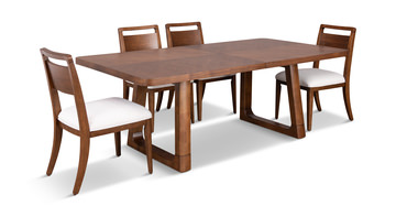 Amelia Extension Dining Table With 4 Side Chairs